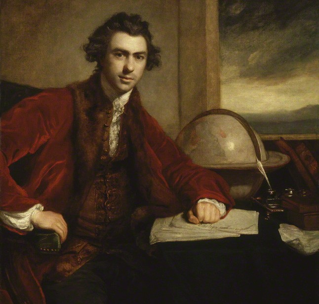 Joseph Banks w 1773 - obraz Sir Joshua Reynolds (źródło: Wikipedia).