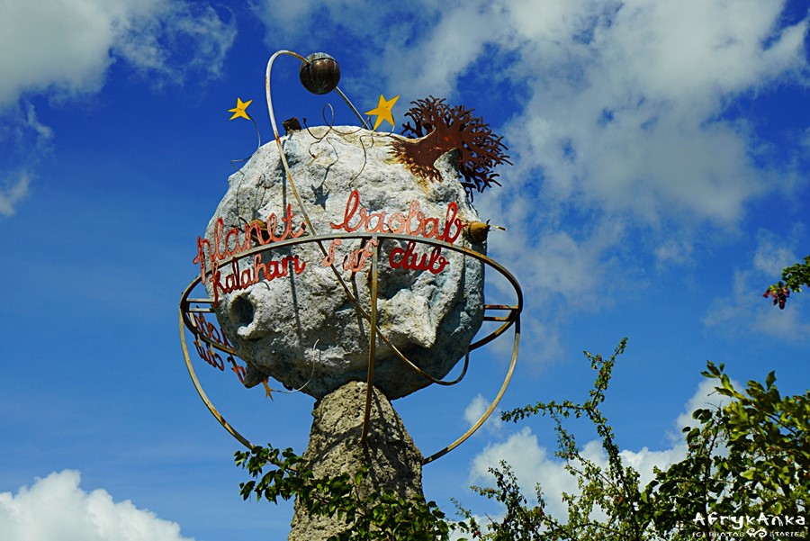 "Planet Baobab" - camping w Botswanie i logo wiadomo skąd :D