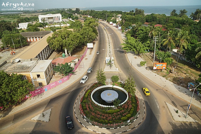 Panorama stolicy - Banjul.