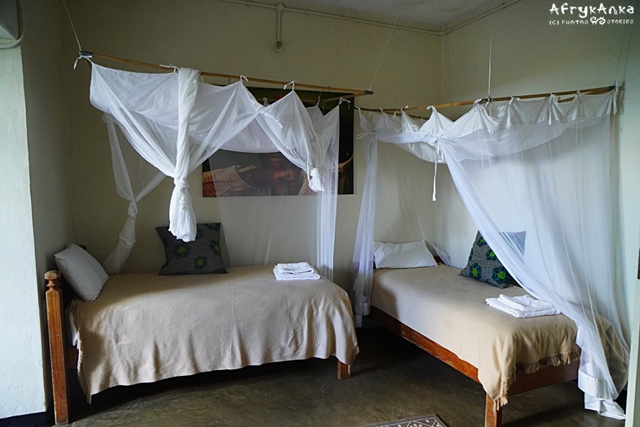 Pokój w hotelu: tam gdzie są komary zwykle są moskiteiry.